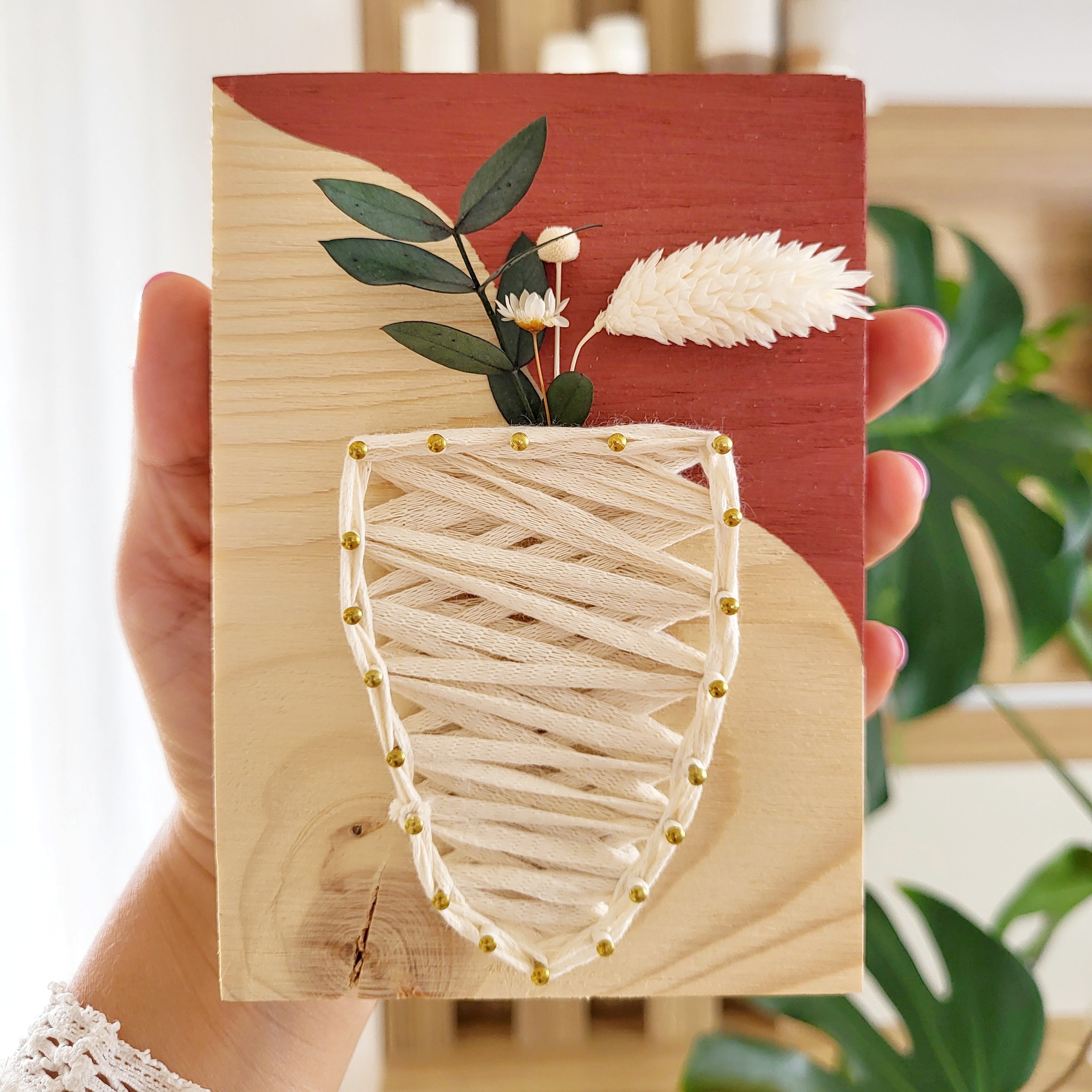 Kit DIY | String Art - Fleurie Mini – L'Atelier Sur Le Fil