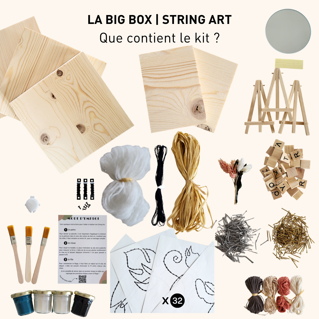 Kit DIY | String Art - BIG BOX – L'Atelier Sur Le Fil