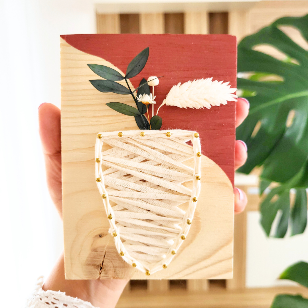 Kit DIY | String Art - Fleurie Mini – L'Atelier Sur Le Fil